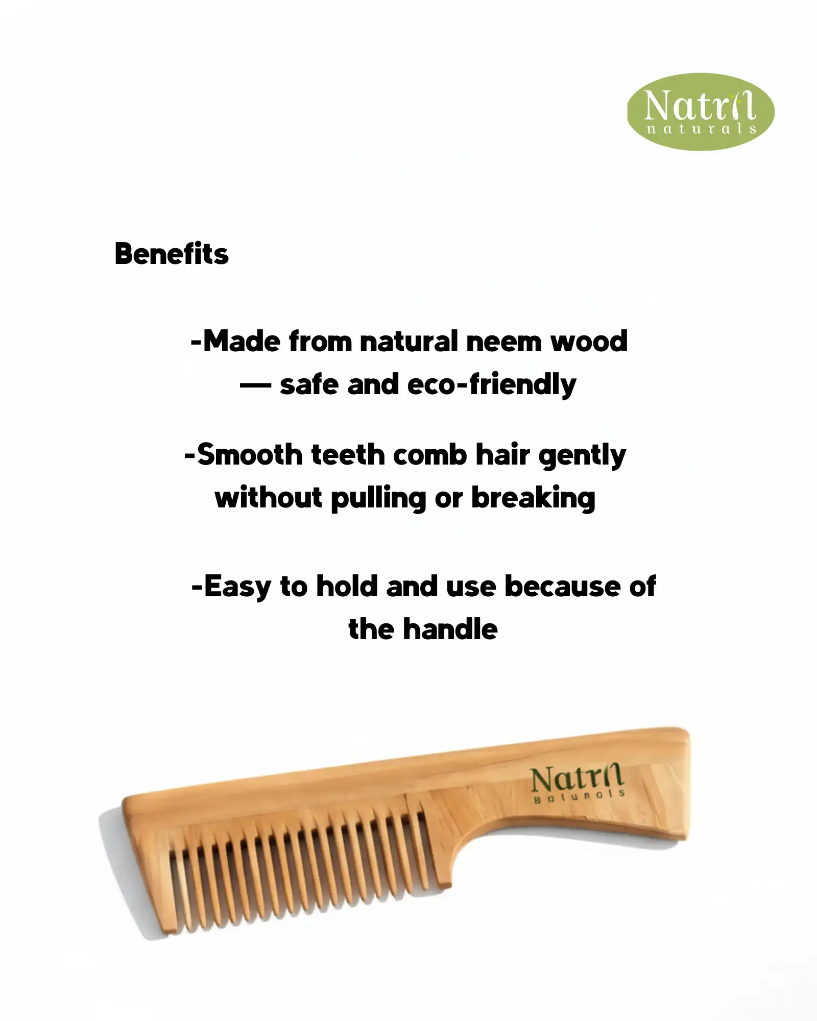NEEM COMB WITH HANDLE - image 2