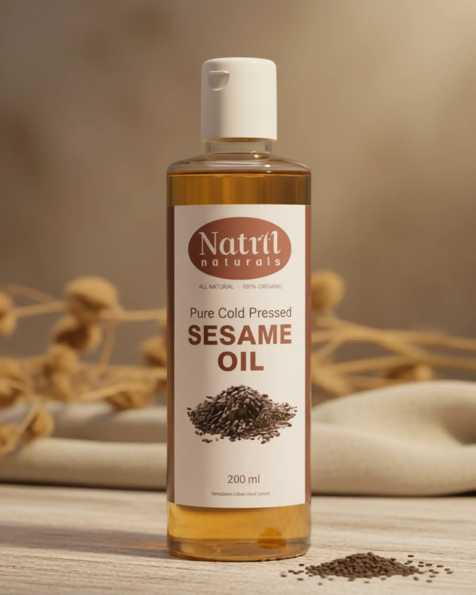 PURE SESAME OIL(200ml) - image 1