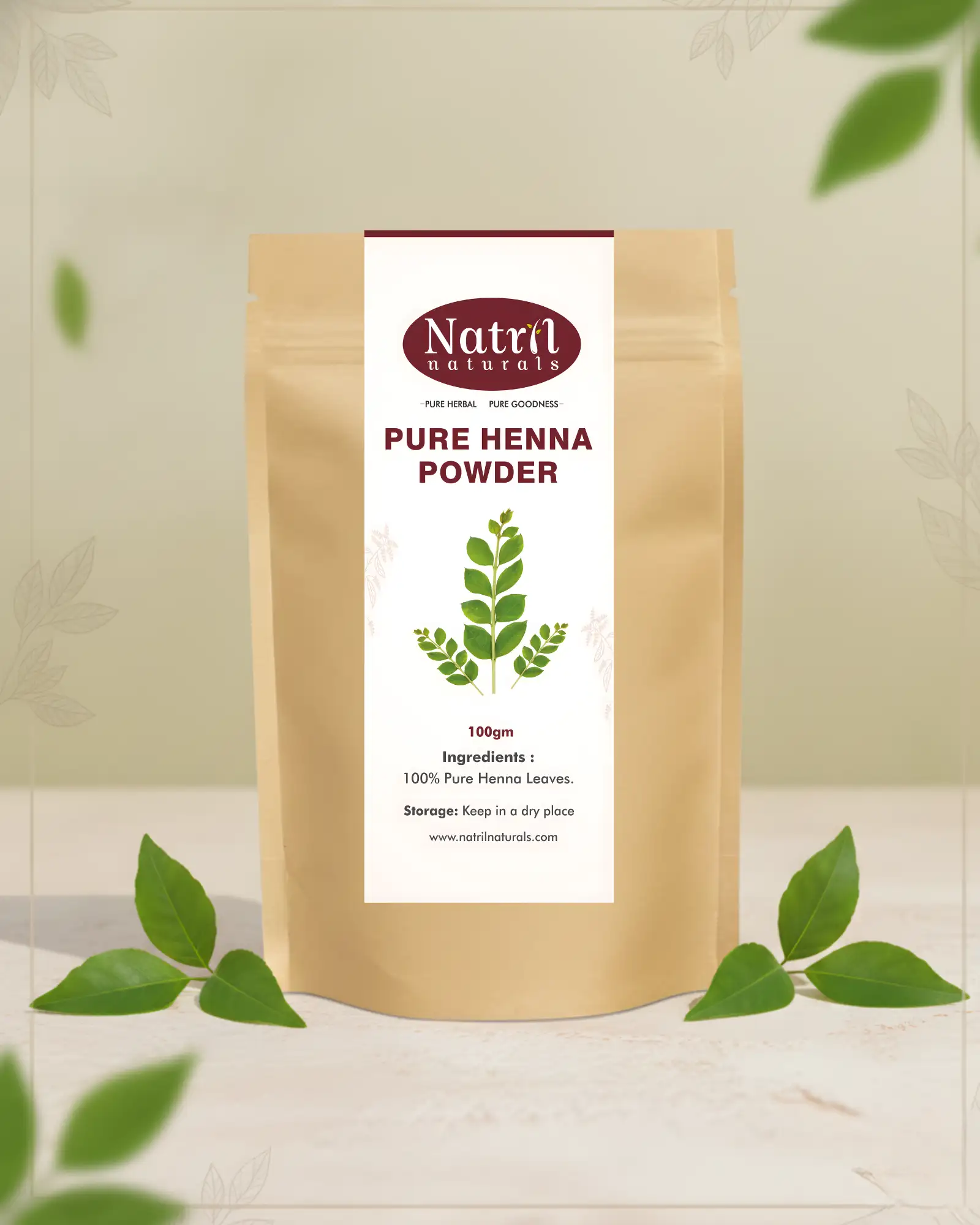 PURE HENNA POWDER(100 g) - image 1